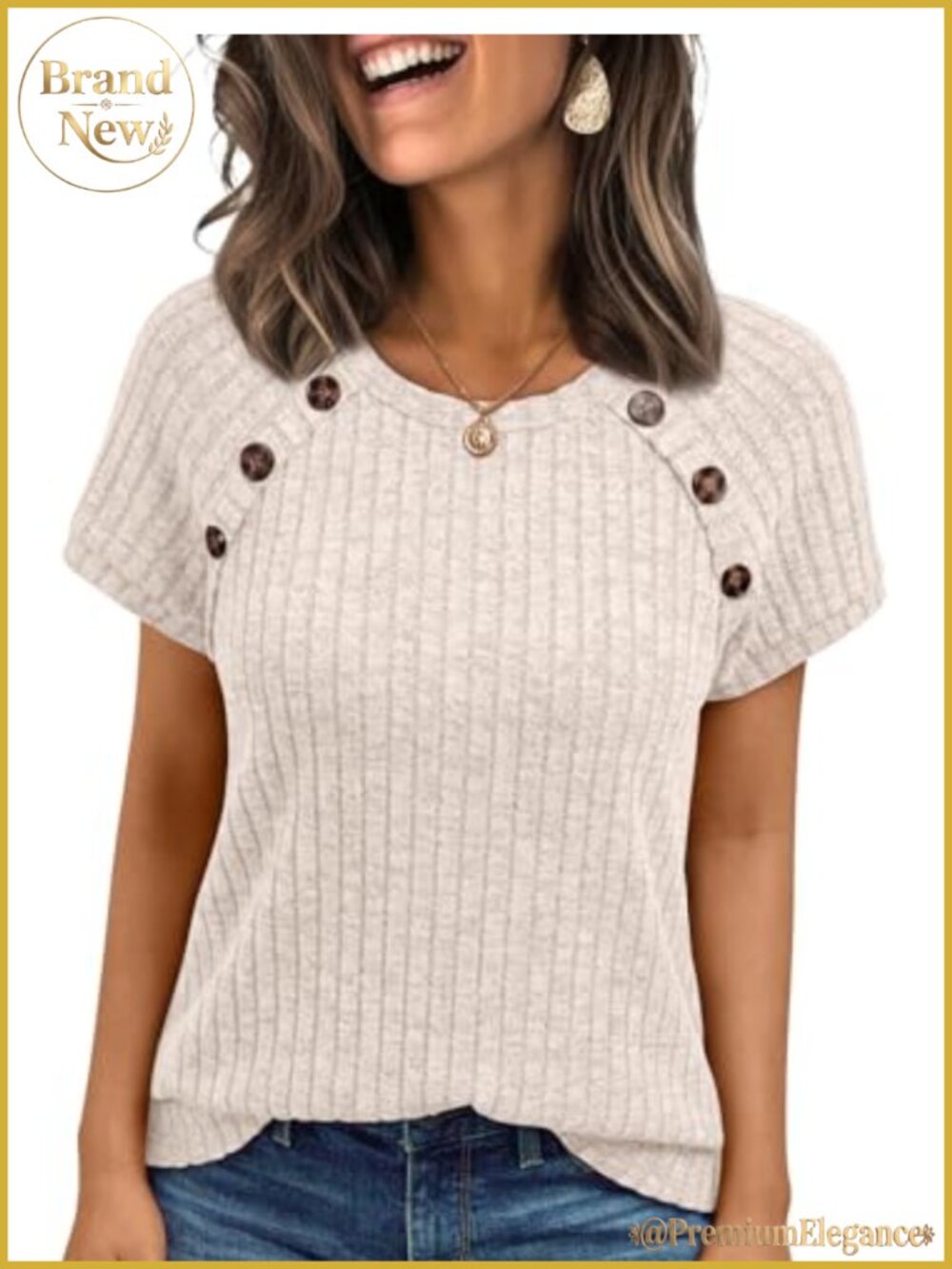 AUTOMET Women's Short Sleeve Crew Neck Tunic Top Casual Work Blouse